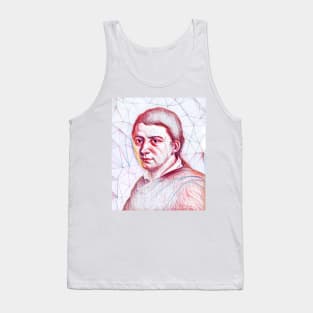 Friedrich Schlegel Portrait | Friedrich Schlegel Artwork | Line Art Tank Top